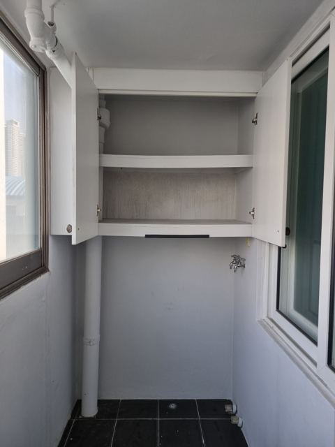 베란다 상부장 철거 2