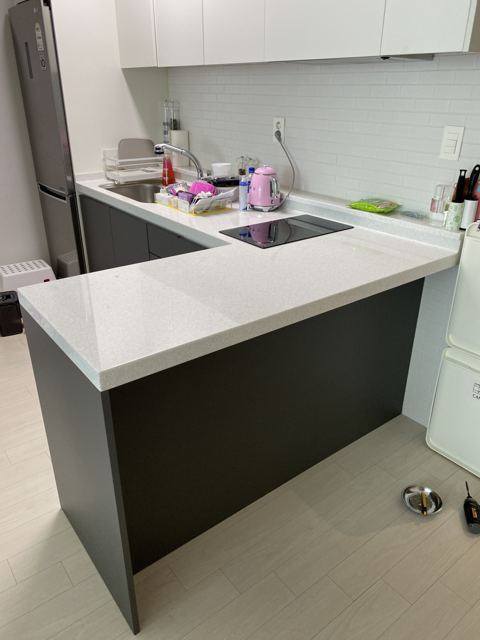 ㄱ자 싱크대를 일자로 리폼 23