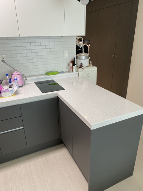 ㄱ자 싱크대를 일자로 리폼 24